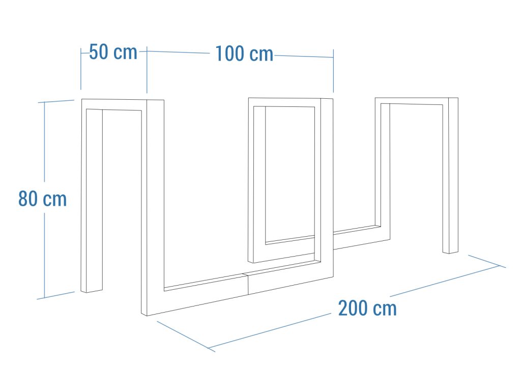 Stojak rowerowy Ratio zestaw 1 - imagine 5
