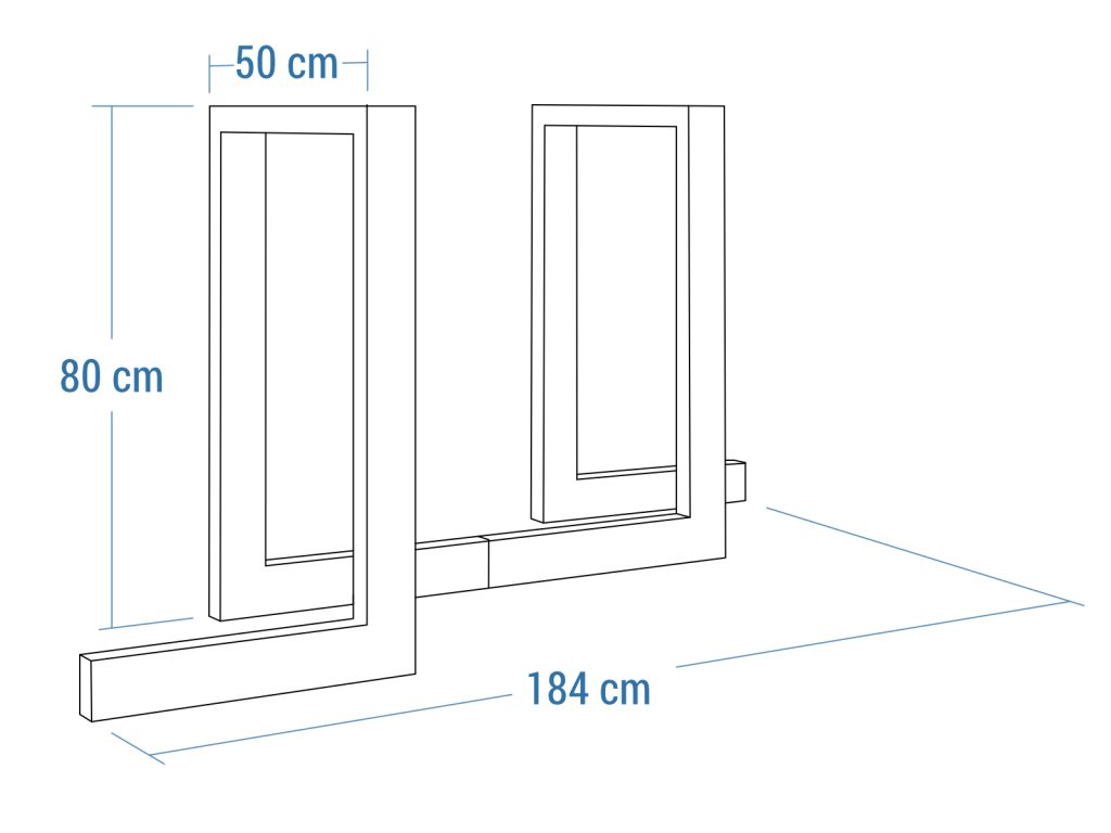 Stojak rowerowy Ratio zestaw 2 - imagine 5
