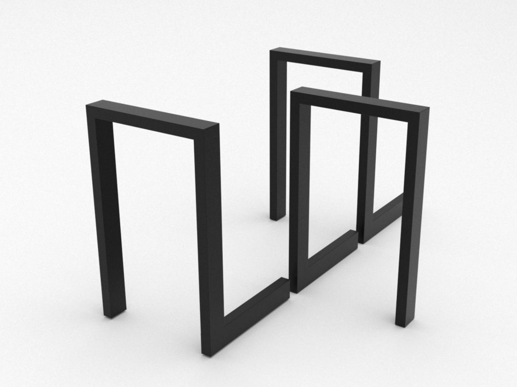 Stojak rowerowy Ratio Chrom zestaw 4 - imagine 4