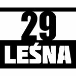 Placă adresă de domiciliu zincată stradă