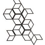 Suport pentru plante Trellis Cube M 65x77 cm