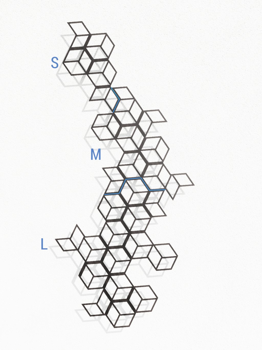 Suport pentru plante Trellis Cube S 35x61 cm - imagine 3