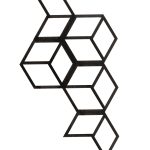 Suport pentru plante Trellis Cube S 35x61 cm