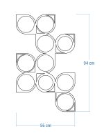 Suport pentru plante Trellis Malla L 56x94 cm - imagine 5