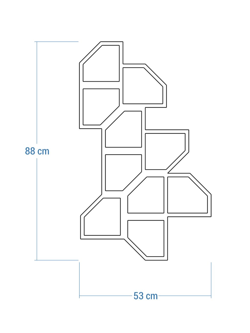 Planta de sprijin cuști Trellis Rima L 53x88 cm - imagine 5