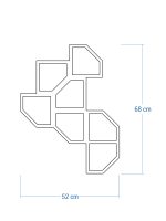 Planta de sprijin cuști Trellis Rima M 52x68 cm - imagine 2