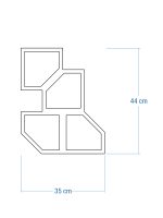 Planta de sprijin cuști Trellis Rima S 35x44 cm - imagine 5