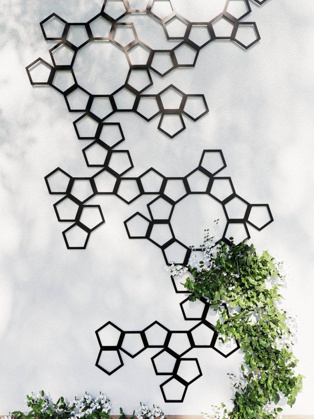 Planta de sprijin cuști Trellis Pentagon L 59x77 cm - imagine 4