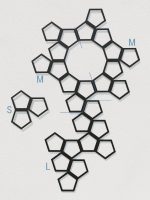 Planta de sprijin cuști Trellis Pentagon L 59x77 cm - imagine 3