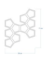 Planta de sprijin cuști Trellis Pentagon L 59x77 cm - imagine 5