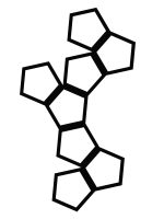Planta de sprijin cuști Trellis Pentagon M 54x84 cm