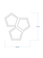 Planta de sprijin cuști Trellis Pentagon S 35x37 cm - imagine 5