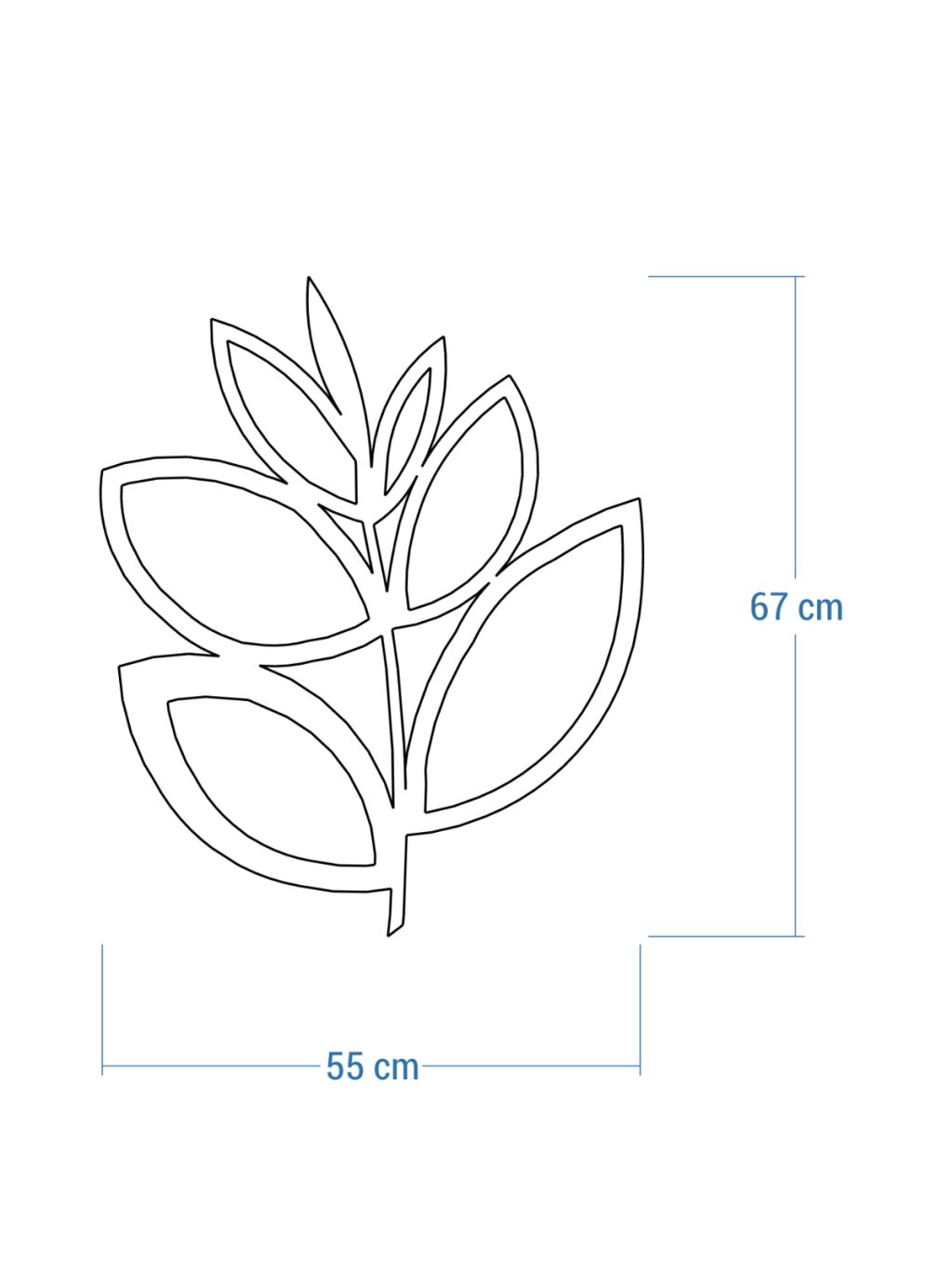 Planta de sprijin cuști Trellis Floral M 55x67 cm - imagine 5