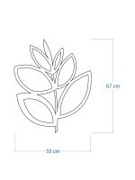 Planta de sprijin cuști Trellis Floral M 55x67 cm - imagine 5