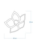 Planta de sprijin cuști Trellis Floral S 49x49 cm - imagine 5