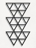 Susținător plante cataratoare Trellis Triangles L 52x90 cm - imagine 2