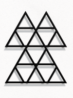 Susținător plante cataratoare Trellis Triangles M 52x60 cm - imagine 2