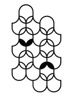 Susținător plante cataratoare Trellis Orient M 49x87 cm