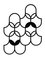 Susținător plante cataratoare Trellis Orient S 49x64 cm