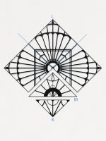 Susținător plante cataratoare Trellis Paro M 80x80 cm - imagine 5