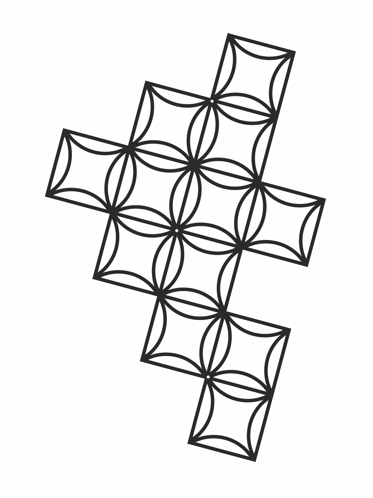 tre029-l-cza Susținător plante cataratoare Trellis Matte L 66x98 cm - imagine 1