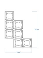 Susținător plante cataratoare Trellis Matte M 50x66 cm - imagine 4