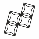 Susținător plante cataratoare Trellis Matte S 33x49 cm