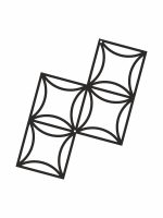 Susținător plante cataratoare Trellis Matte S 33x49 cm