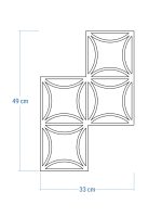 Susținător plante cataratoare Trellis Matte S 33x49 cm - imagine 4