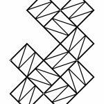 Susținător plante cataratoare Trellis Zigzag L 77x96 cm