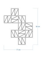 Susținător plante cataratoare Trellis Zigzag L 77x96 cm - imagine 4