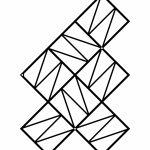 Susținător plante cataratoare Trellis Zigzag M 58x77 cm