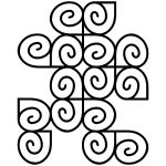 Suport pentru flori cataratoare Trellis Kumulus L 79x98 cm