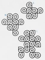 Suport pentru flori cataratoare Trellis Kumulus L 79x98 cm - imagine 3