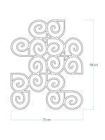 Suport pentru flori cataratoare Trellis Kumulus L 79x98 cm - imagine 4