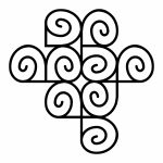 Suport pentru flori cataratoare Trellis Kumulus M 79x79 cm