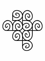 Suport pentru flori cataratoare Trellis Kumulus M 79x79 cm