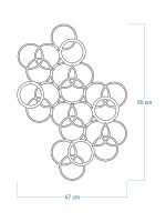 Suport pentru flori cataratoare Trellis Kulos L 67x95 cm - imagine 4