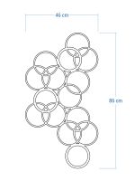 Suport pentru flori cataratoare Trellis Kulos M 46x86 cm - imagine 4