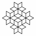 Suport pentru flori cataratoare Trellis Tahti M 69x69 cm