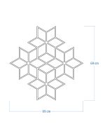 Suport pentru flori cataratoare Trellis Tahti M 69x69 cm - imagine 4