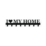 Cuier Hol Pentru Perete I Love My Home 80 cm