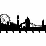 Cuier Hol Pentru Perete Londyn 80 cm