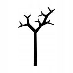 Cuier Hol Pentru Perete Copac 100 cm