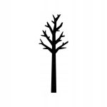 Cuier Hol Pentru Perete Copac 180 cm