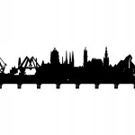 Cuier Hol Pentru Perete Gdańsk 80 cm