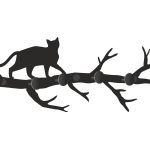 Cuier Hol Pentru Perete Sucursala 40 cm