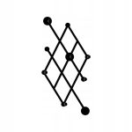 Cuier Hol Pentru Perete Loft 80 cm