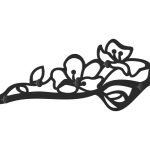 Cuier Hol Pentru Perete Cireșe 40 cm