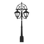 Cuier Hol Pentru Perete Lampă 130 cm